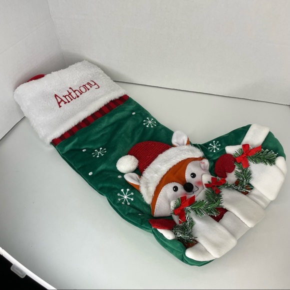 3D Light Up Stocking with Fox and Anthony Name - Picture 8 of 9